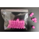 Fish Egg Beads Pink 6mm x 30pc