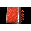 Fish Egg Beads Fl Red 6mm x 30pc